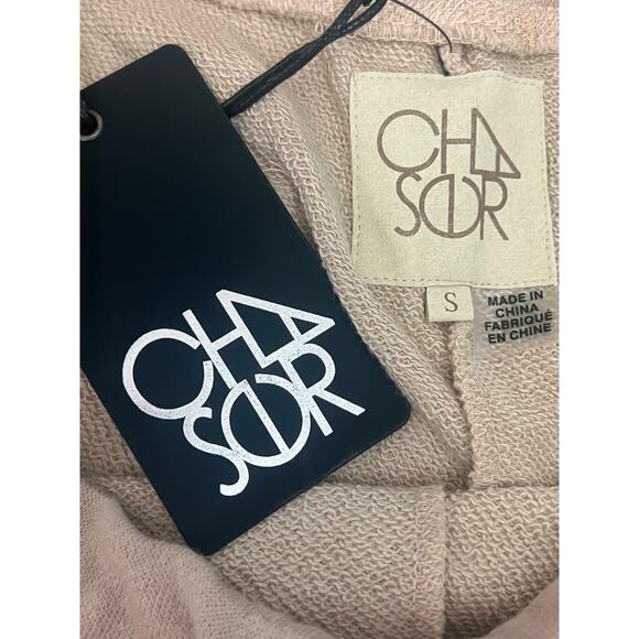 Chaser Pull On Drawstring Raw Hem Lounge Short Light Pink Women's Size S NWT - Picture 5 of 8